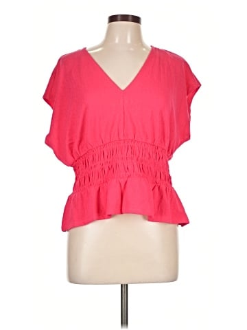 MICHAEL Michael Kors Short Sleeve Blouse (view 1)