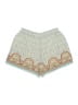 Cato 100% Polyester Paisley Ivory Shorts Size S - photo 2