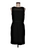 Ann Taylor LOFT 100% Polyester Black Cocktail Dress Size 8 Petite - photo 1