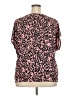 Como Blu Pink Short Sleeve Blouse Size 3X - photo 2