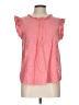 Mine 100% Cotton Pink Sleeveless Blouse Size L - photo 1