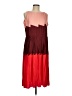 Plains & Prints 100% Polyester Color Block Red Cocktail Dress Size 8 - photo 1
