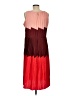 Plains & Prints 100% Polyester Color Block Red Cocktail Dress Size 8 - photo 2