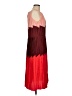Plains & Prints 100% Polyester Color Block Red Cocktail Dress Size 8 - photo 4