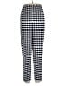 Talbots Checkered-gingham Black Casual Pants Size 12 - photo 1