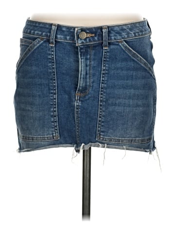 Garnet Hill Denim Skirt (view 1)