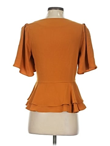 Impressions Short Sleeve Blouse (view 2)