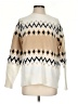 Ann Taylor Chevron-herringbone Ivory Tan Pullover Sweater Size S - photo 1