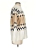 Ann Taylor Chevron-herringbone Ivory Tan Pullover Sweater Size S - photo 4