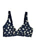 Boden Print Blue Swimsuit Top Size 6 - photo 1