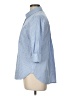 Lola River 100% Cotton Stripes Blue 3/4 Sleeve Button-Down Shirt Size L - photo 5