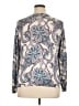 Talbots Paisley Silver Silk Pullover Sweater Size XL - photo 2