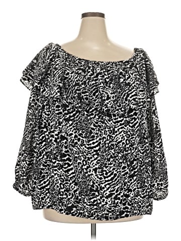 MICHAEL Michael Kors 3/4 Sleeve Blouse (view 1)