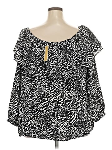 MICHAEL Michael Kors 3/4 Sleeve Blouse (view 2)