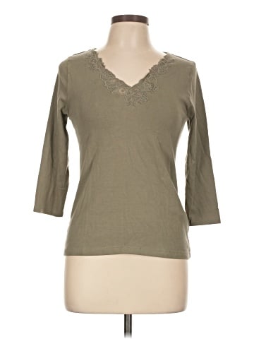 Lauren by Ralph Lauren 3/4 Sleeve Top (view 1)