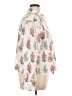 Talbots 100% Cotton Floral Ivory Long Sleeve Blouse Size XL - photo 4