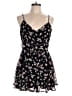 Trixxi 100% Polyester Floral Black Romper Size XL - photo 1