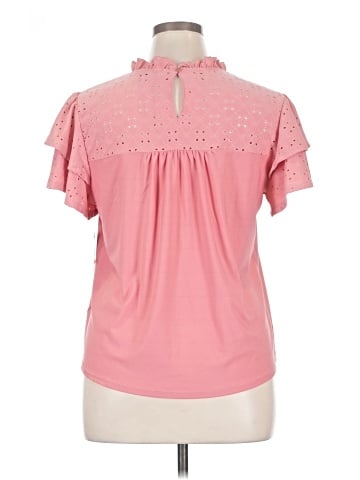 Kathy Ireland Short Sleeve Blouse (view 2)