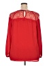 Apt. 9 100% Polyester Red Long Sleeve Blouse Size XXL - photo 2