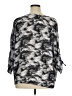 MICHAEL Michael Kors 100% Polyester Gray 3/4 Sleeve Blouse Size XL - photo 2