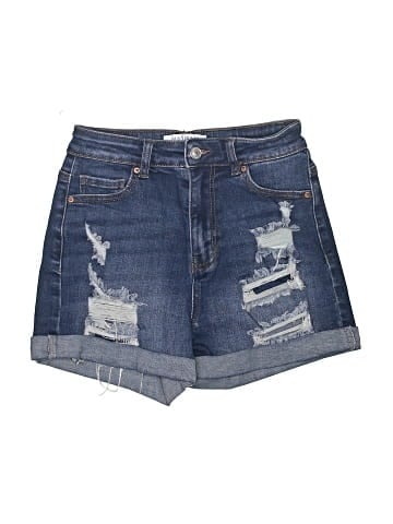 Wax Jean Denim Shorts (view 1)