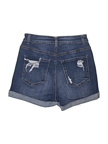 Wax Jean Denim Shorts (view 2)