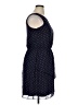 En Focus Studio 100% Polyester Polka Dots Blue Casual Dress Size 14 - photo 4