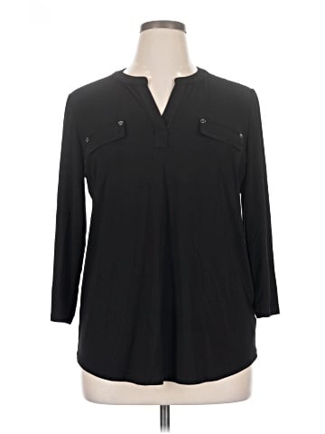 Jones New York Signature 3/4 Sleeve Blouse (view 1)
