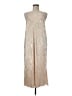 Lush 100% Polyester Metallic Tan Cocktail Dress Size M - photo 1