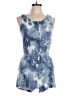 Splendid 100% Viscose Tie-dye Blue Romper Size 14 - photo 1