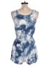 Splendid 100% Viscose Tie-dye Blue Romper Size 14 - photo 2