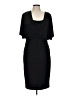 Evan Picone Solid Black Cocktail Dress Size 12 - photo 1