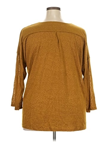 Bobeau 3/4 Sleeve T-Shirt (view 2)
