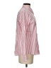 Lands' End 100% Cotton Stripes Pink Long Sleeve Button-Down Shirt Size 4 - photo 4