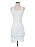 Bobi 100% Cotton Solid White Cocktail Dress Size XS - photo 1