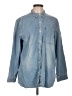 Quince 100% Cotton Blue Long Sleeve Button-Down Shirt Size L - photo 1