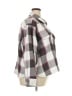 J.Crew 100% Cotton Plaid Gray Brown 3/4 Sleeve Button-Down Shirt Size 24 - photo 4