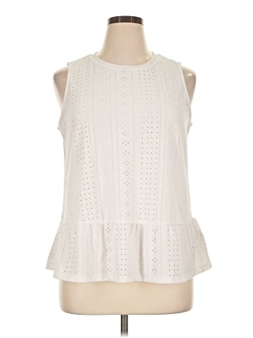 MICHAEL Michael Kors Sleeveless Blouse (view 1)
