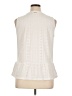 MICHAEL Michael Kors Ivory Sleeveless Blouse Size XL - photo 2