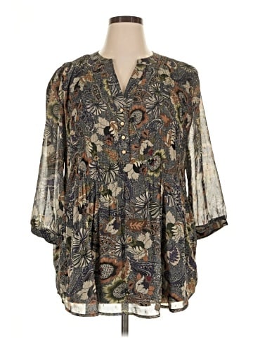 Alberto Makali Long Sleeve Blouse (view 1)