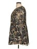 Alberto Makali 100% Polyester Paisley Gray Long Sleeve Blouse Size XL - photo 5