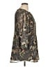 Alberto Makali 100% Polyester Paisley Gray Long Sleeve Blouse Size XL - photo 4