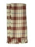 Look Plaid Brown Scarf One size - photo 2