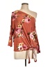 White Birch Brown 3/4 Sleeve Blouse Size M - photo 1
