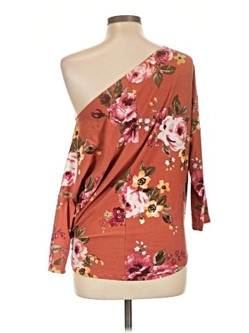 White Birch 3/4 Sleeve Blouse (view 2)
