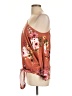 White Birch Brown 3/4 Sleeve Blouse Size M - photo 5