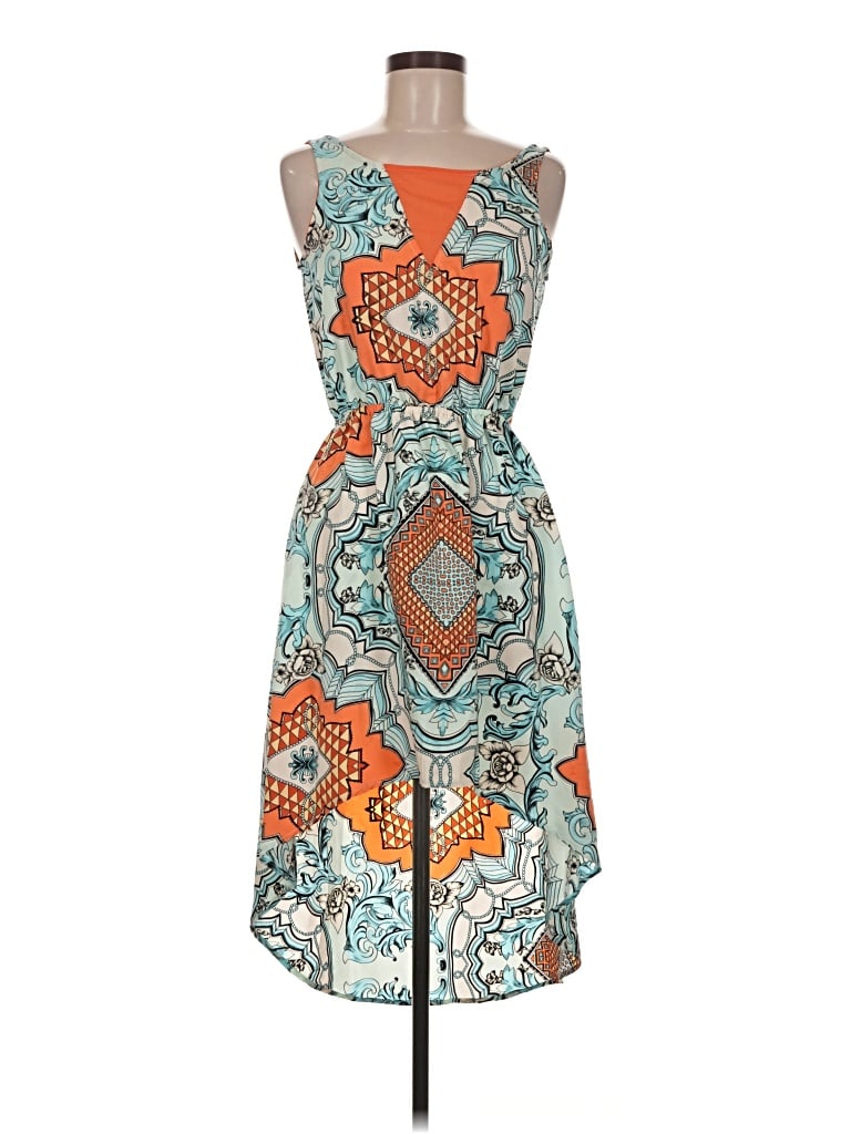 Pre-owned Paper Crane Casual Dress In Orange