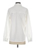 Eddie Bauer Solid Ivory Long Sleeve Blouse Size S - photo 2