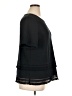 Banana Republic Tweed Blue Black Short Sleeve Top Size XL - photo 4
