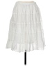 Studio West 100% Cotton White Casual Skirt Size M (petite) - photo 2
